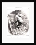 Ungrateful country—you shall not have my work! (Ingrate patrie, tu n'auras pas mon oeuvre!...), 1840 by Honoré Daumier