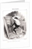 Ungrateful country—you shall not have my work! (Ingrate patrie, tu n'auras pas mon oeuvre!...), 1840 by Honoré Daumier