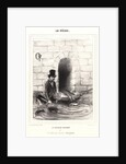 Le Pêcheur Archarné, 1840 by Honoré Daumier