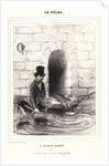 Le Pêcheur Archarné, 1840 by Honoré Daumier