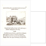 La Brebis Appelant son Agneau, 17th century by Jacques Callot