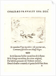 Salamandre Marchant dans les Flammes, 17th century by Jacques Callot