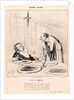 L'Epée de Damocles, 1842 by Honoré Daumier