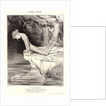 Le beau Narcisse, 1842 by Honoré Daumier