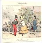 Un Promenade (Aujourd'hui), 1829 by Henry Bonaventure Monnier