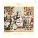 Un Soiree (Jadis), 1829 by Henry Bonaventure Monnier