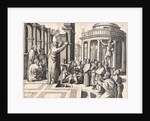St. Paul Preaching in Athens, ca. 1515 by Marcantonio Raimondi
