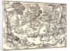 Hercules and the Nemean Lion, ca. 1535-1556 by Nicolò Boldrini