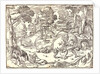 Hercules and the Nemean Lion, ca. 1535-1556 by Nicolò Boldrini