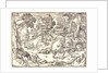 Hercules and the Nemean Lion, ca. 1535-1556 by Nicolò Boldrini