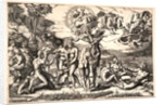 The Judgment of Paris, ca. 1517-1520 (possibly printed later 16th century) by Marco Dente