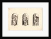 Several Gods of Classical Antiquity (Plusieurs Divinités de l'Antiquiteé Paienne), plate 3, 1578 by Etienne Delaune