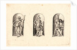 Several Gods of Classical Antiquity (Plusieurs Divinités de l'Antiquiteé Paienne), plate 3, 1578 by Etienne Delaune