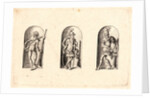 Several Gods of Classical Antiquity (Plusieurs Divinités de l'Antiquiteé Paienne), plate 3, 1578 by Etienne Delaune