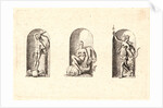 Several Gods of Classical Antiquity (Plusieurs Divinités de l'Antiquiteé Paienne), plate 4, 1578 by Etienne Delaune