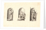 Several Gods of Classical Antiquity (Plusieurs Divinités de l'Antiquiteé Paienne), plate 4, 1578 by Etienne Delaune