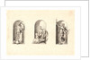 Several Gods of Classical Antiquity (Plusieurs Divinités de l'Antiquiteé Paienne), plate 4, 1578 by Etienne Delaune