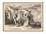 Deucalion and Pyrra Repeopling the Earth, ca. 1589 by Anonymous