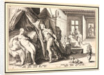 Mercury Entering Herse's Room after Changing Agraulos to Stone, ca. 1590 by Anonymous