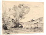 Rider in the Reeds, 1871 by Jean-Baptiste-Camille Corot