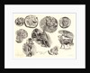 Nine Antique Medals (Neuf Médailles Antiques), 1825 by Eugène Delacroix