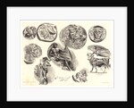 Nine Antique Medals (Neuf Médailles Antiques), 1825 by Eugène Delacroix