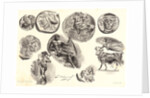 Nine Antique Medals (Neuf Médailles Antiques), 1825 by Eugène Delacroix