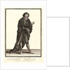 Scaramouche, ca. 1680-1690 by Nicolas Bonnart