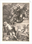 The Virgin Appearing to St. Jerome, 1588 by Agostino Carracci