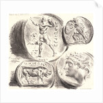 Four Antique Medals (Quatre Médailles Antiques), 1825 by Eugène Delacroix