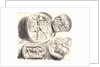 Four Antique Medals (Quatre Médailles Antiques), 1825 by Eugène Delacroix