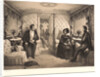 Interior of the Railway Carriage of the Queen (Interieur du Carosse de la Reine), 1844 by Jules David