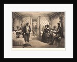 Interior of the Railway Carriage of the Queen (Interieur du Carosse de la Reine), 1844 by Jules David
