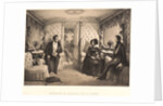 Interior of the Railway Carriage of the Queen (Interieur du Carosse de la Reine), 1844 by Jules David
