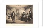 Interior of the Railway Carriage of the Queen (Interieur du Carosse de la Reine), 1844 by Jules David