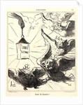 Gare la lumière!, 1870 by Honoré Daumier