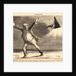 M. Babinet se decidant à ... eteindre ... le soleil, 1857 by Honoré Daumier
