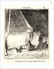 S'Assurent Qu'il n'y a pas de Fenians sous son Lit, 1866 by Honoré Daumier