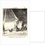 S'Assurent Qu'il n'y a pas de Fenians sous son Lit, 1866 by Honoré Daumier