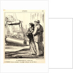 Le Demenagement de L'Exposition, 1867 by Honoré Daumier