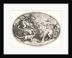 Lion, Dragon and Fox Quarrelling, ca. 1470-1490 by Anonymous