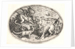 Lion, Dragon and Fox Quarrelling, ca. 1470-1490 by Anonymous