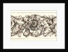 Plate 4 from the set of Twelve Ornament Friezes, ca. 1670 by Domenico Bonavera
