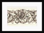 Plate 4 from the set of Twelve Ornament Friezes, ca. 1670 by Domenico Bonavera