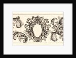 Plate 7 from the set of Twelve Ornament Friezes, ca. 1670 by Domenico Bonavera