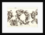 Plate 8 from the set of Twelve Ornament Friezes, ca. 1670 by Domenico Bonavera