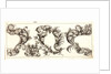 Plate 8 from the set of Twelve Ornament Friezes, ca. 1670 by Domenico Bonavera