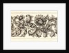 Plate 9 from the set of Twelve Ornament Friezes, ca. 1670 by Domenico Bonavera