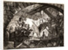 Prisoners on a Projecting Platform, 1761 by Giovanni Battista Piranesi