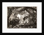 Prisoners on a Projecting Platform, 1761 by Giovanni Battista Piranesi